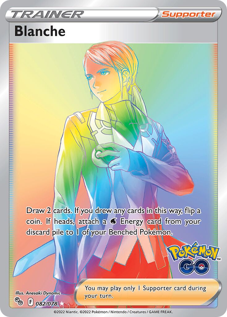 Blanche 082/78 — Pokémon GO (English Pokémon TCG card)