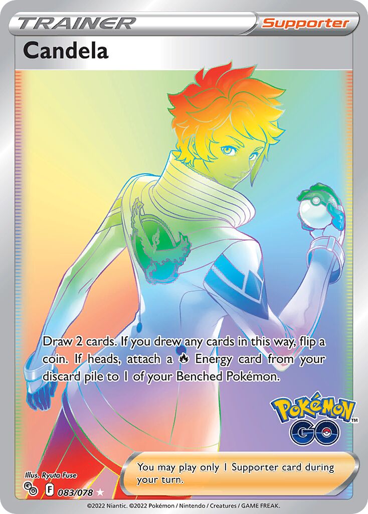 Candela 083/78 — Pokémon GO (English Pokémon TCG card)