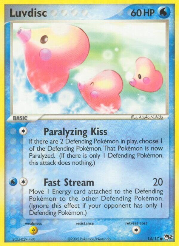 Luvdisc 014/17 — POP Series 2 (English Pokémon TCG card)