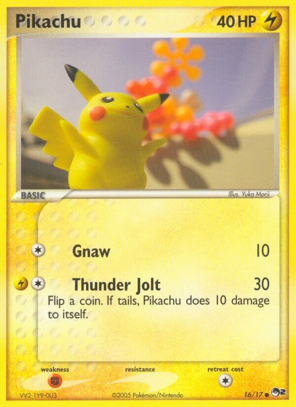 Pikachu 016/17 — POP Series 2 (English Pokémon TCG card)