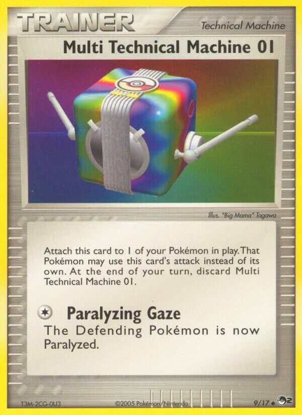 Multi Technical Machine 01 009/17 — POP Series 2 (English Pokémon TCG card)