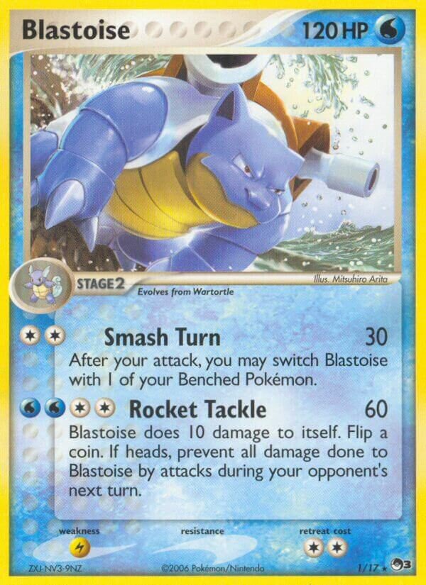 Blastoise 001/17 — POP Series 3 (English Pokémon TCG card)