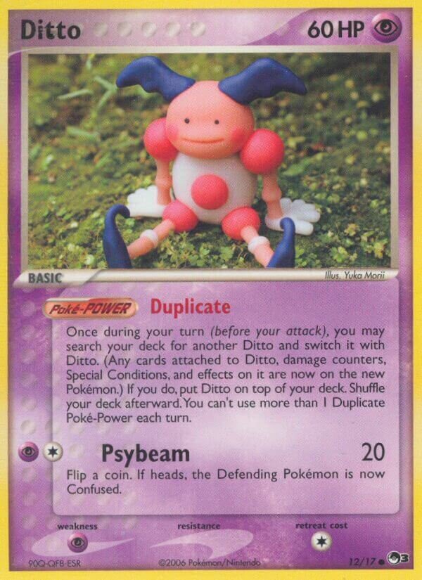 Ditto 012/17 — POP Series 3 (English Pokémon TCG card)