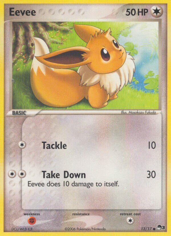 Eevee 013/17 — POP Series 3 (English Pokémon TCG card)