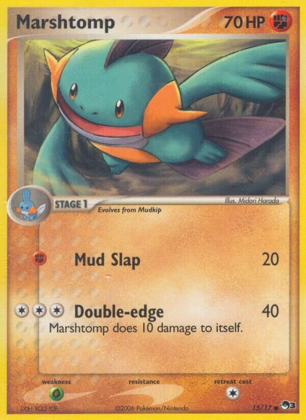 Marshtomp 015/17 — POP Series 3 (English Pokémon TCG card)