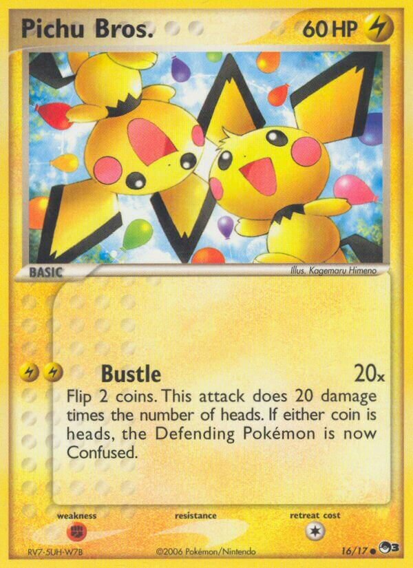 Pichu Bros. 016/17 — POP Series 3 (English Pokémon TCG card)