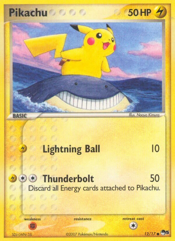 Pikachu 012/17 — POP Series 5 (English Pokémon TCG card)