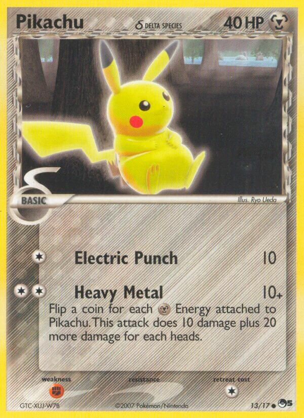 Pikachu 013/17 — POP Series 5 (English Pokémon TCG card)