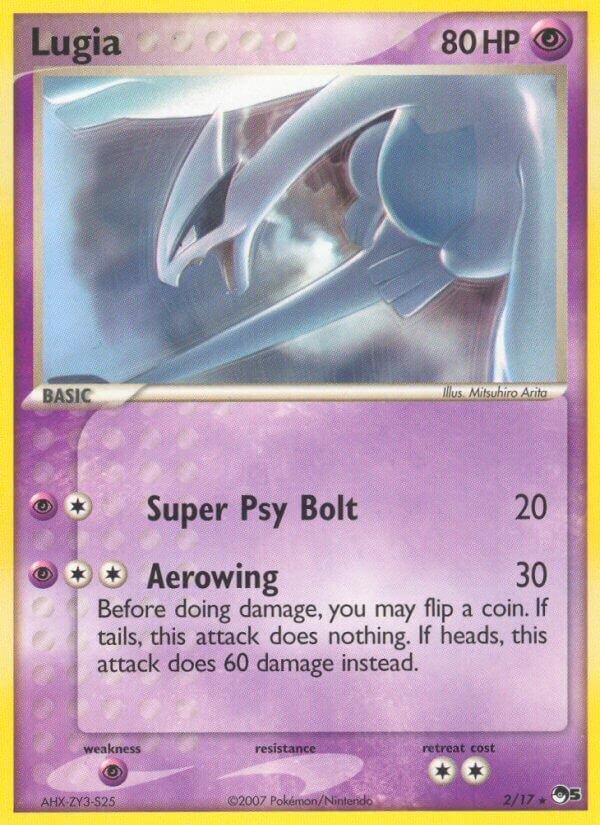 Lugia 002/17 — POP Series 5 (English Pokémon TCG card)