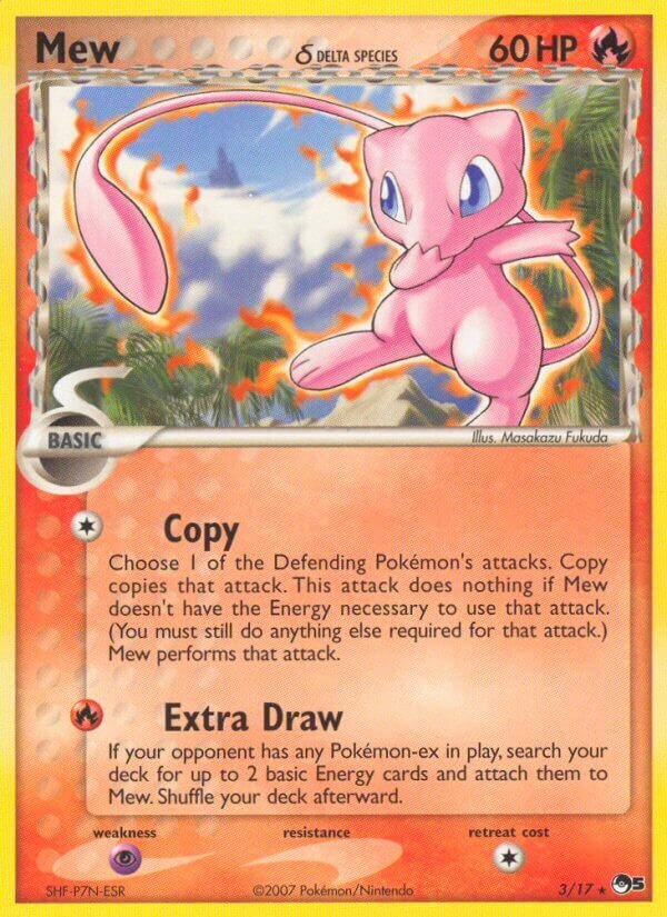Mew 003/17 — POP Series 5 (English Pokémon TCG card)