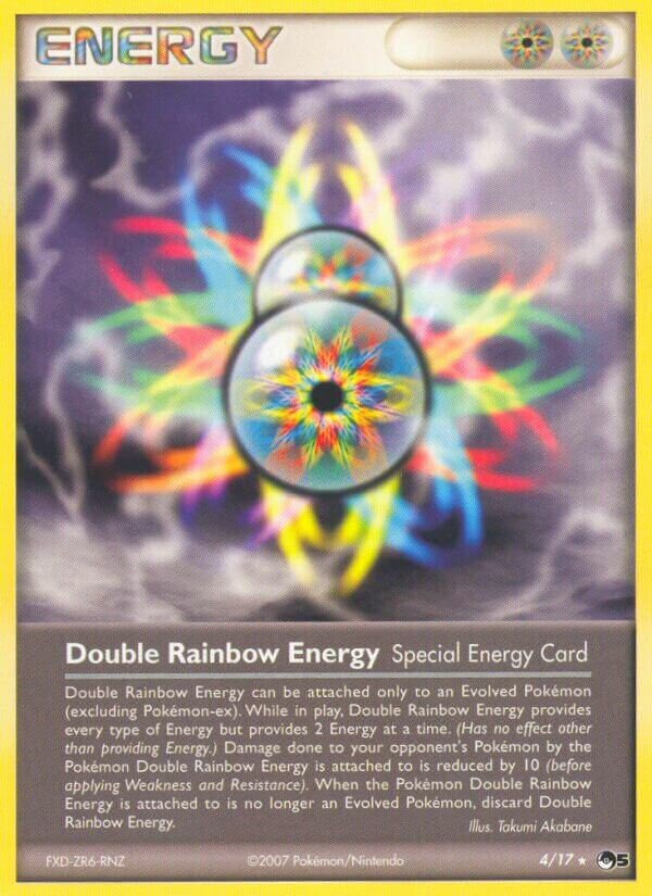 Double Rainbow Energy 004/17 — POP Series 5 (English Pokémon TCG card)