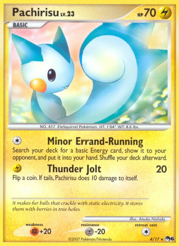 Pachirisu 004/17 — POP Series 6 (English Pokémon TCG card)