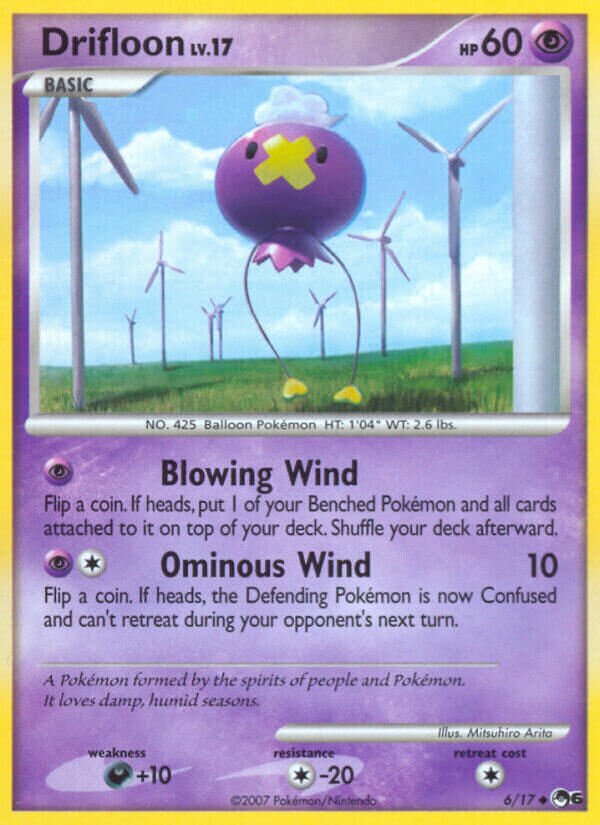 Drifloon 006/17 — POP Series 6 (English Pokémon TCG card)