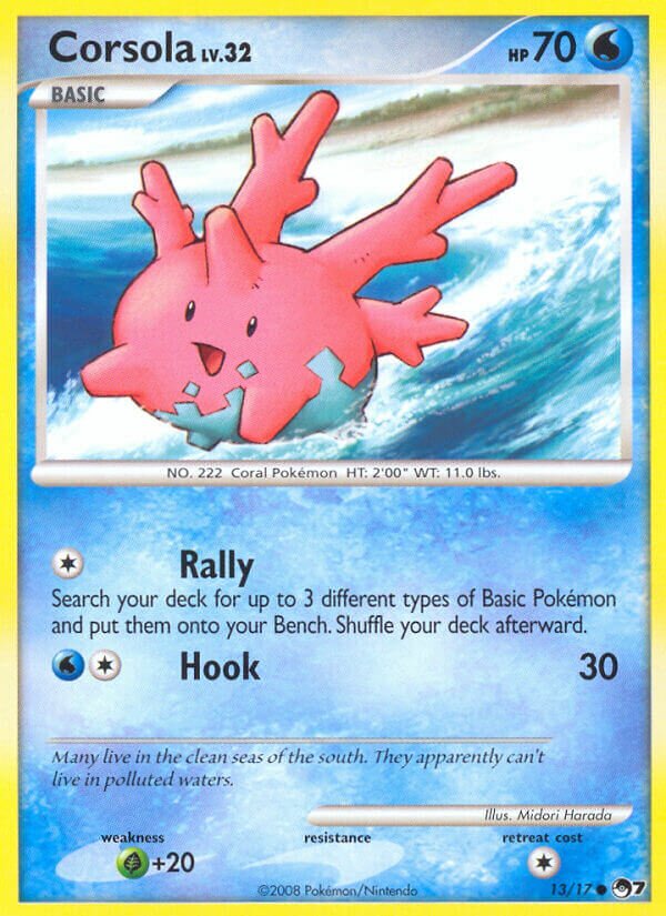 Corsola 013/17 — POP Series 7 (English Pokémon TCG card)