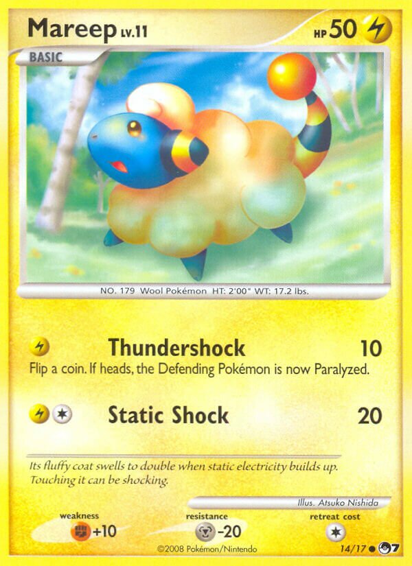 Mareep 014/17 — POP Series 7 (English Pokémon TCG card)