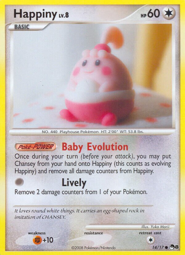 Happiny 014/17 — POP Series 8 (English Pokémon TCG card)