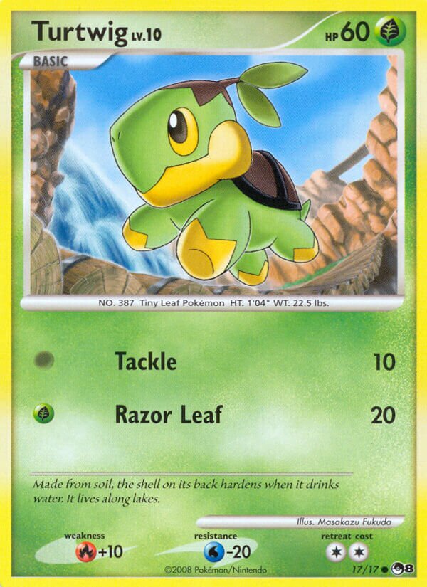 Turtwig 017/17 — POP Series 8 (English Pokémon TCG card)