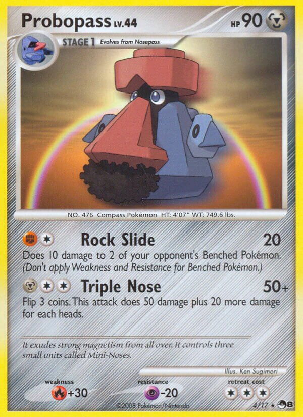 Probopass 004/17 — POP Series 8 (English Pokémon TCG card)