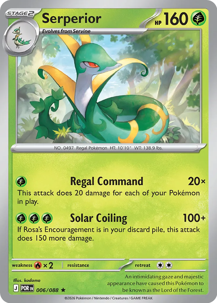 Serperior 006/88 — Perfect Order (English Pokémon TCG card)