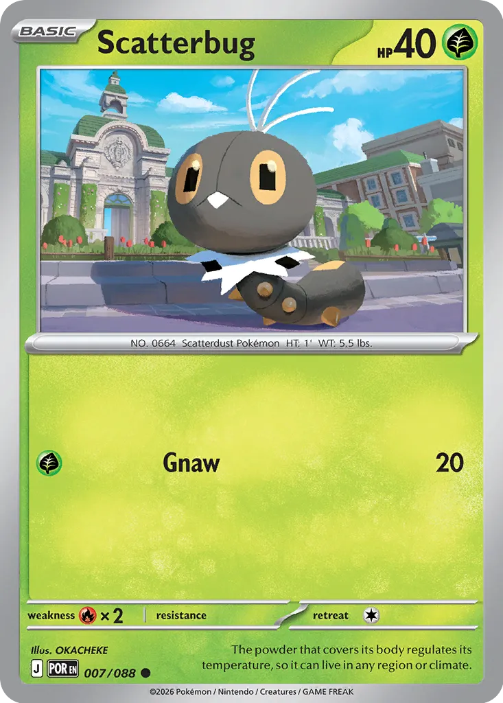 Scatterbug 007/88 — Perfect Order (English Pokémon TCG card)