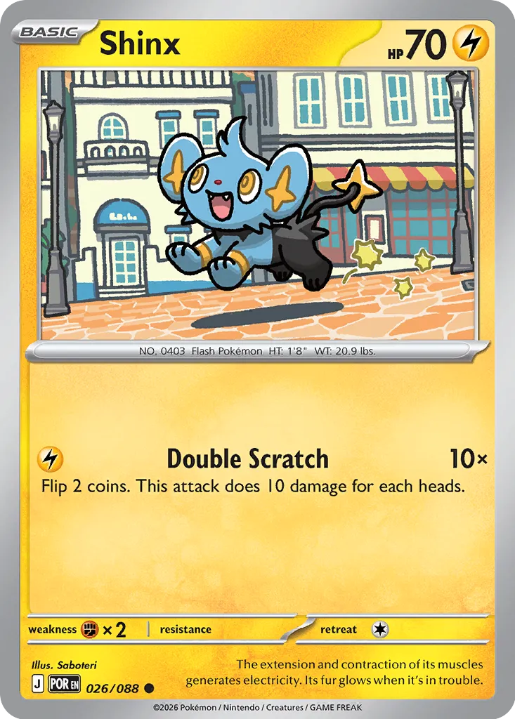 Shinx 026/88 — Perfect Order (English Pokémon TCG card)