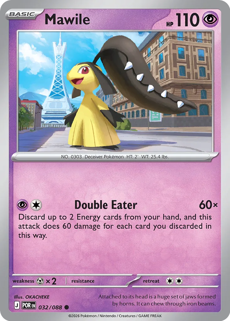 Mawile 032/88 — Perfect Order (English Pokémon TCG card)