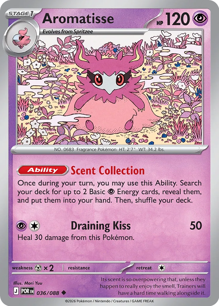 Aromatisse 036/88 — Perfect Order (English Pokémon TCG card)