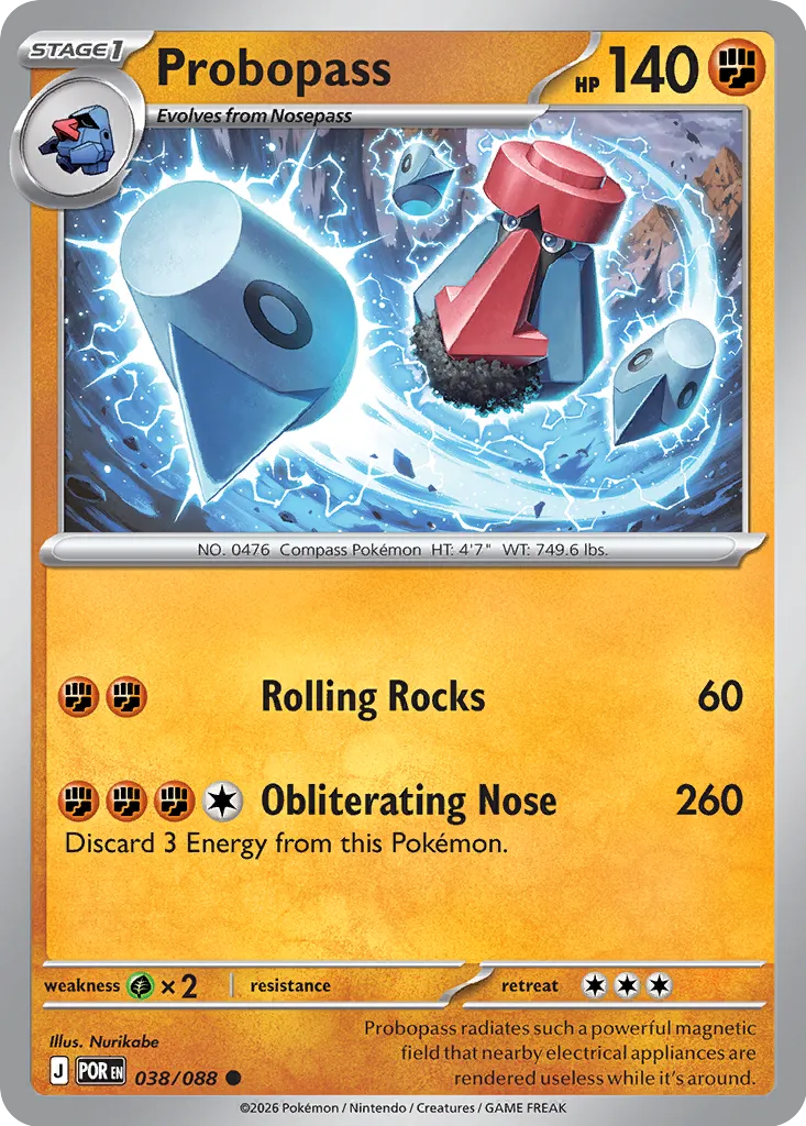 Probopass 038/88 — Perfect Order (English Pokémon TCG card)