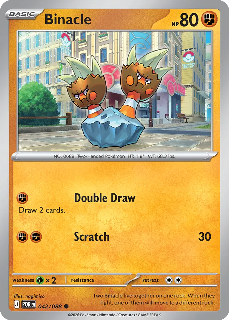 Binacle 042/88 — Perfect Order (English Pokémon TCG card)