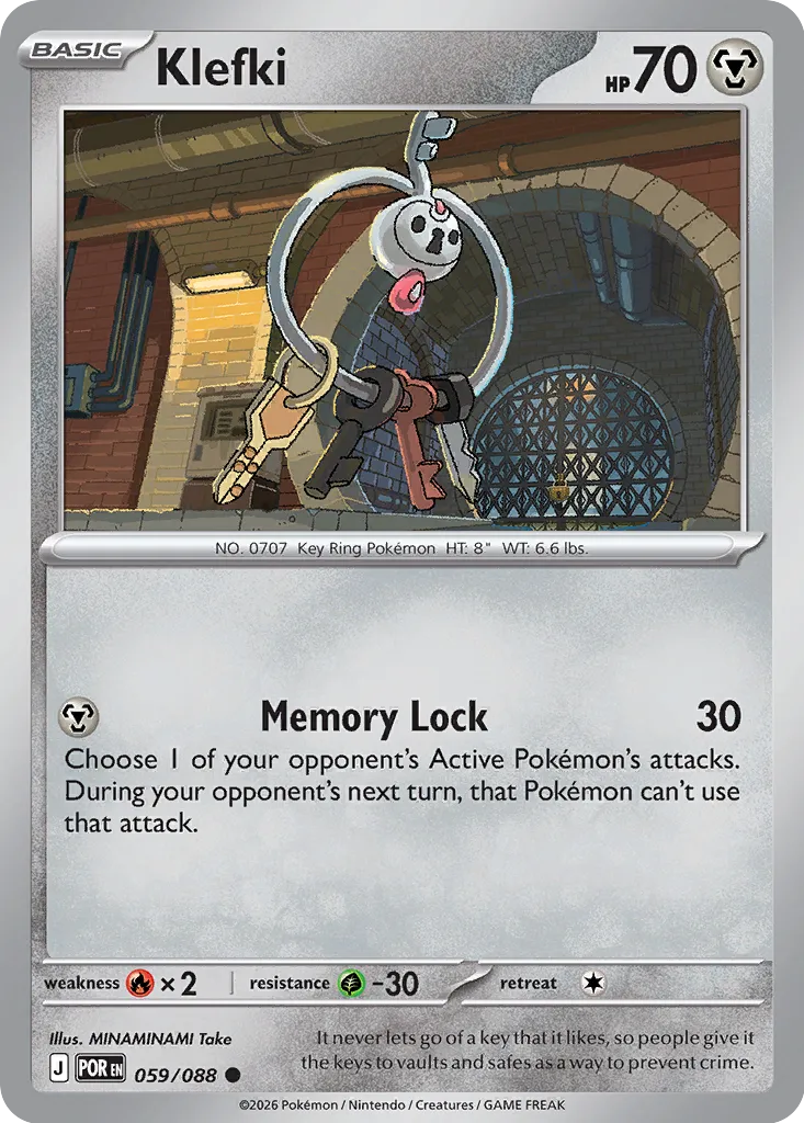 Klefki 059/88 — Perfect Order (English Pokémon TCG card)