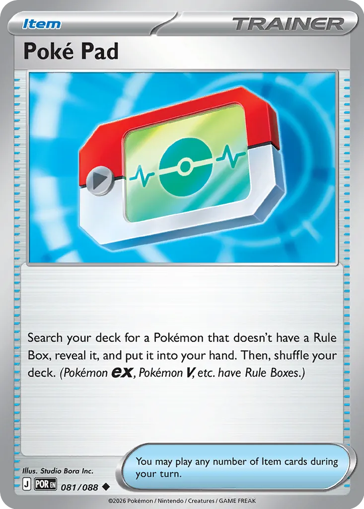 Poké Pad 081/88 — Perfect Order (English Pokémon TCG card)