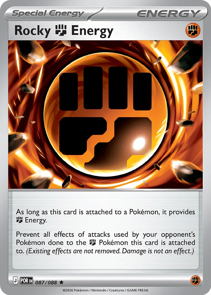 Rocky Fighting Energy 087/88 — Perfect Order (English Pokémon TCG card)