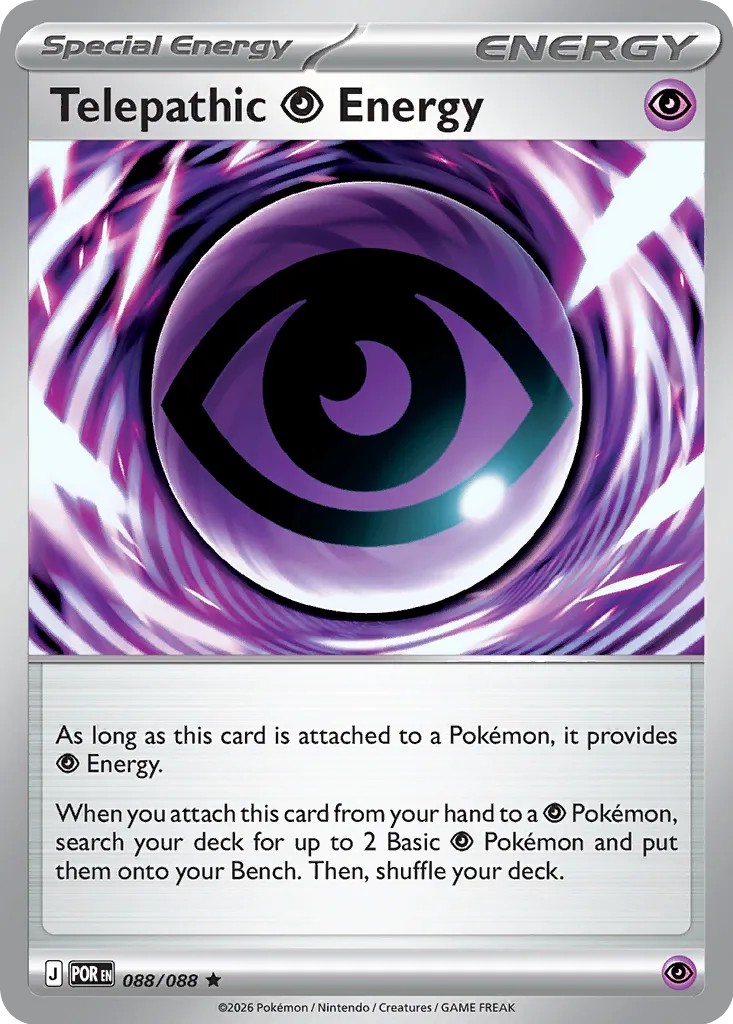 Telepathic Psychic Energy 088/88 — Perfect Order (English Pokémon TCG card)