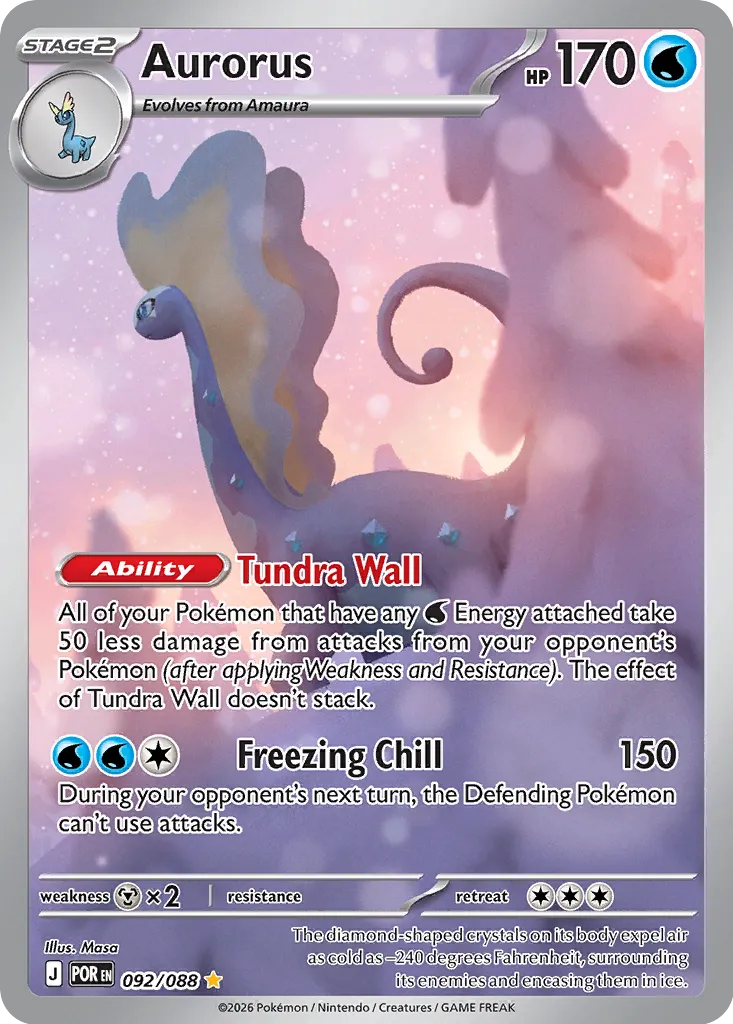 Aurorus 092/88 — Perfect Order (English Pokémon TCG card)