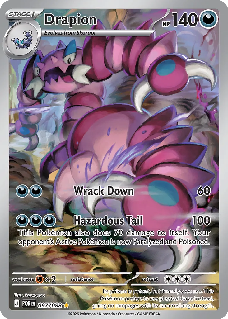 Drapion 097/88 — Perfect Order (English Pokémon TCG card)