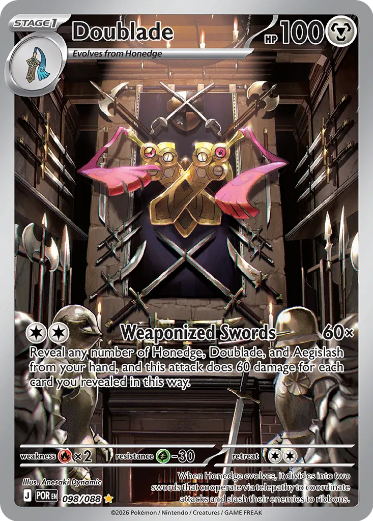 Doublade 098/88 — Perfect Order (English Pokémon TCG card)