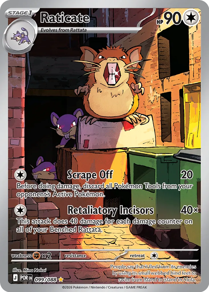 Raticate 099/88 — Perfect Order (English Pokémon TCG card)