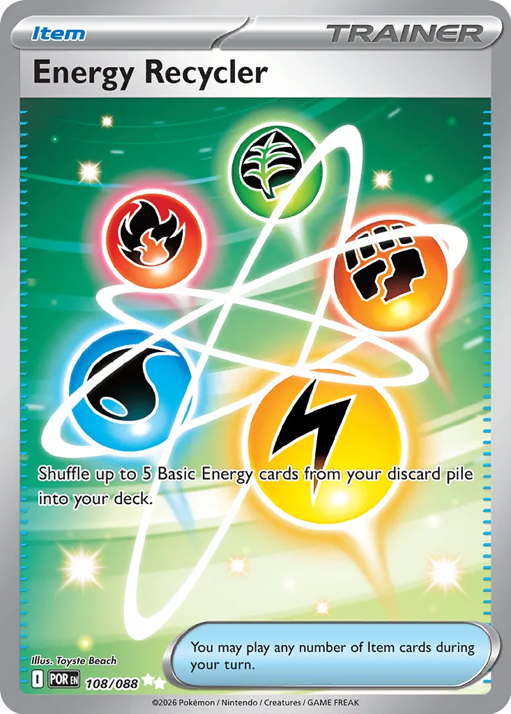 Energy Recycler 108/88 — Perfect Order (English Pokémon TCG card)