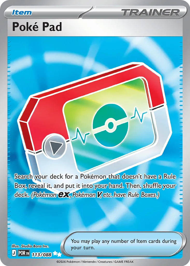 Poké Pad 113/88 — Perfect Order (English Pokémon TCG card)