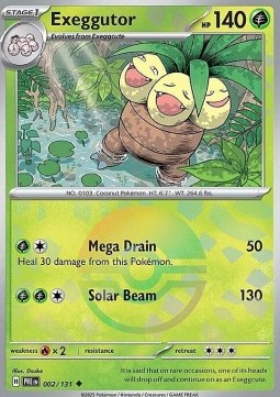 Exeggutor 002 — Prismatic Evolutions: Additionals (English Pokémon TCG card)