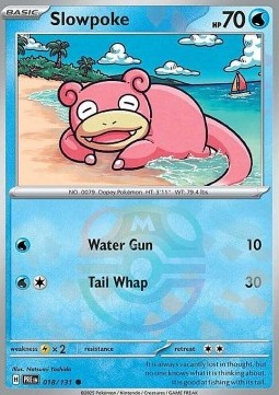 Slowpoke 018 — Prismatic Evolutions: Additionals (English Pokémon TCG card)