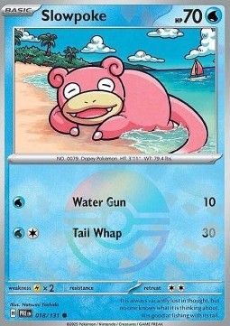 Slowpoke 018 — Prismatic Evolutions: Additionals (English Pokémon TCG card)
