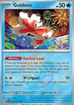 Goldeen 020 — Prismatic Evolutions: Additionals (English Pokémon TCG card)