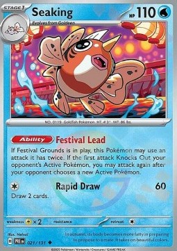 Seaking 021 — Prismatic Evolutions: Additionals (English Pokémon TCG card)
