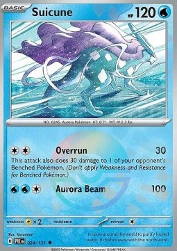 Suicune 024 — Prismatic Evolutions: Additionals (English Pokémon TCG card)
