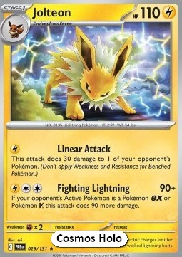 Jolteon 029 — Prismatic Evolutions: Additionals (English Pokémon TCG card)