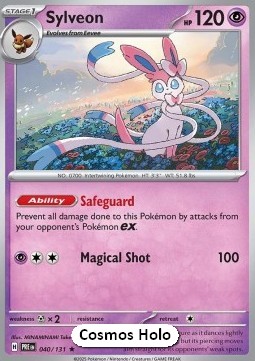 Sylveon 040 — Prismatic Evolutions: Additionals (English Pokémon TCG card)