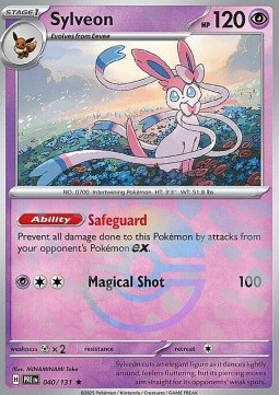 Sylveon 040 — Prismatic Evolutions: Additionals (English Pokémon TCG card)