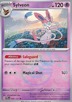 Sylveon 040 — Prismatic Evolutions: Additionals (English Pokémon TCG card)