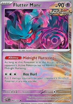 Flutter Mane 043 — Prismatic Evolutions: Additionals (English Pokémon TCG card)